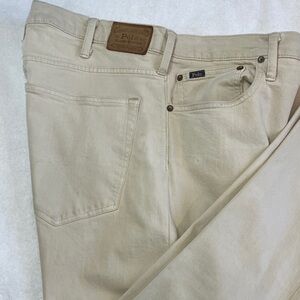 Ralph Lauren Cream Hampton Relaxed Jeans